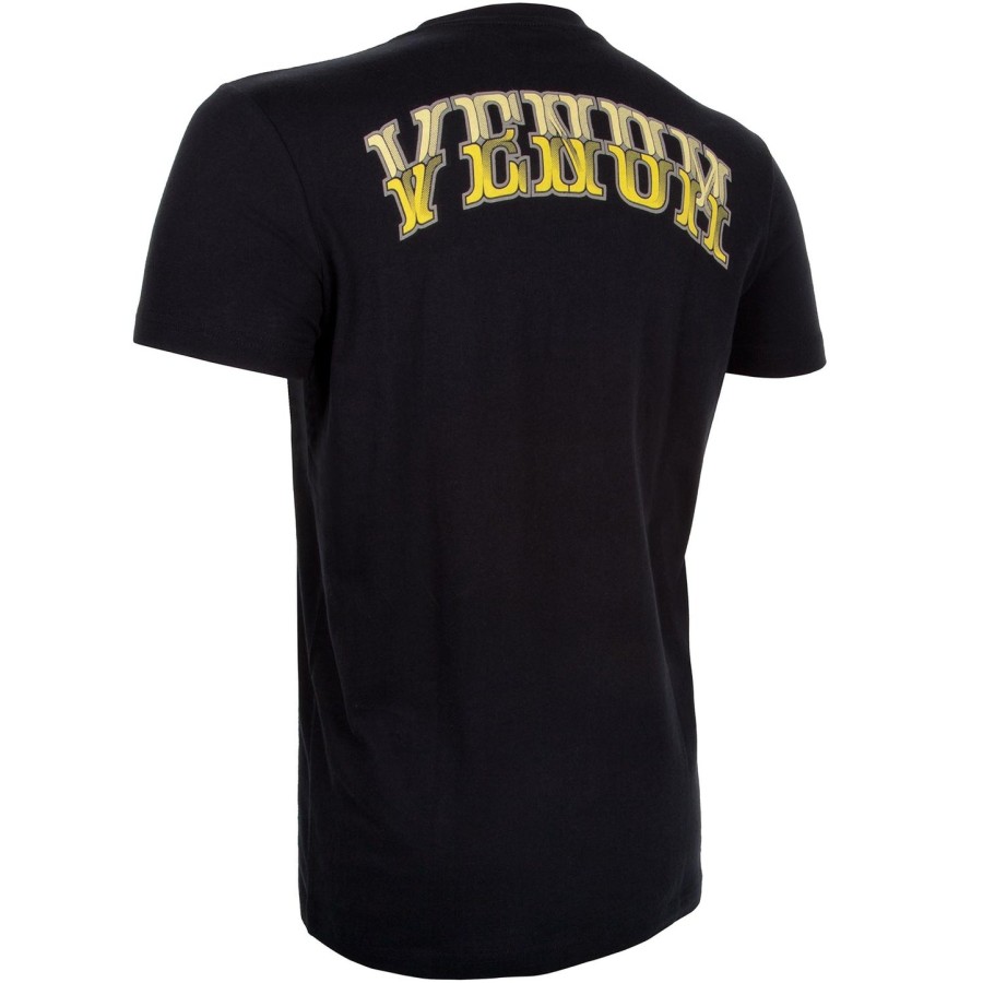camiseta venum shadow - pretaamarela