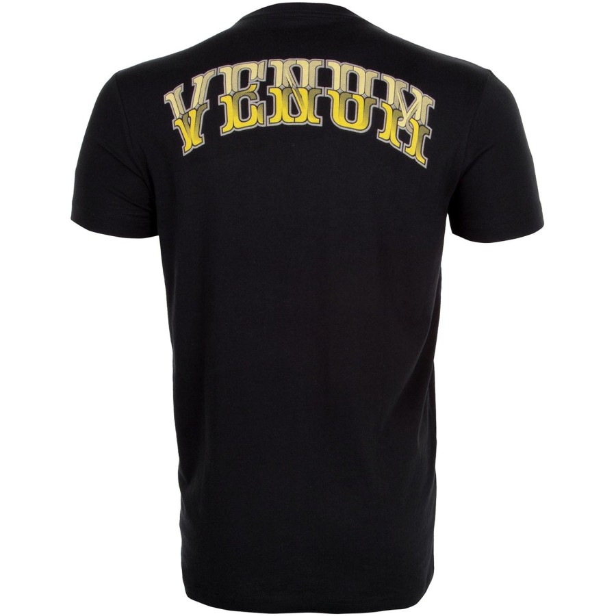 camiseta venum shadow - pretaamarela