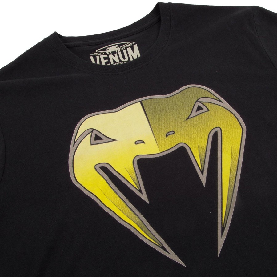 camiseta venum shadow - pretaamarela