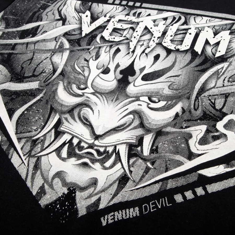 camiseta venum devil - brancapreta