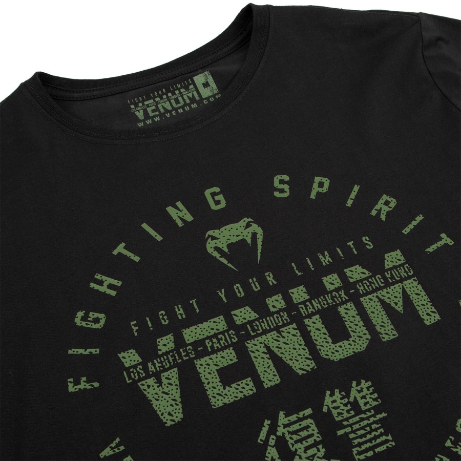 camiseta venum signature - manga longa - pretacáqui - exclusiva