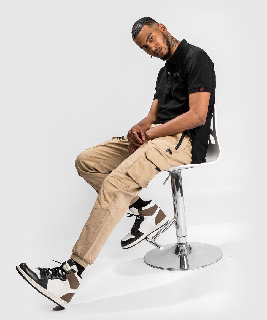 venum okinawa 3.0 polo - pretovermelho