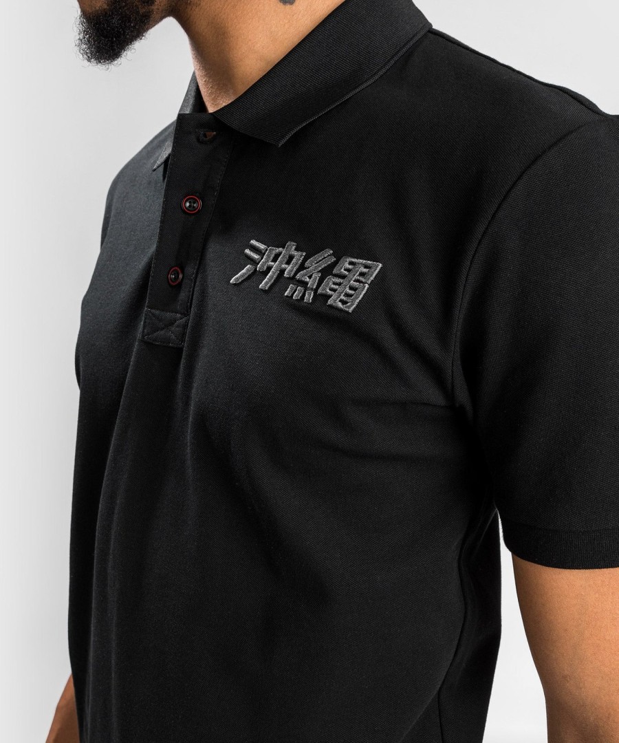 venum okinawa 3.0 polo - pretovermelho