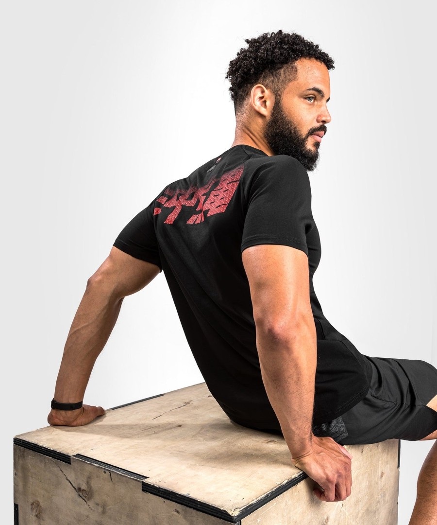 camiseta venum okinawa 3.0 - pretavermelha