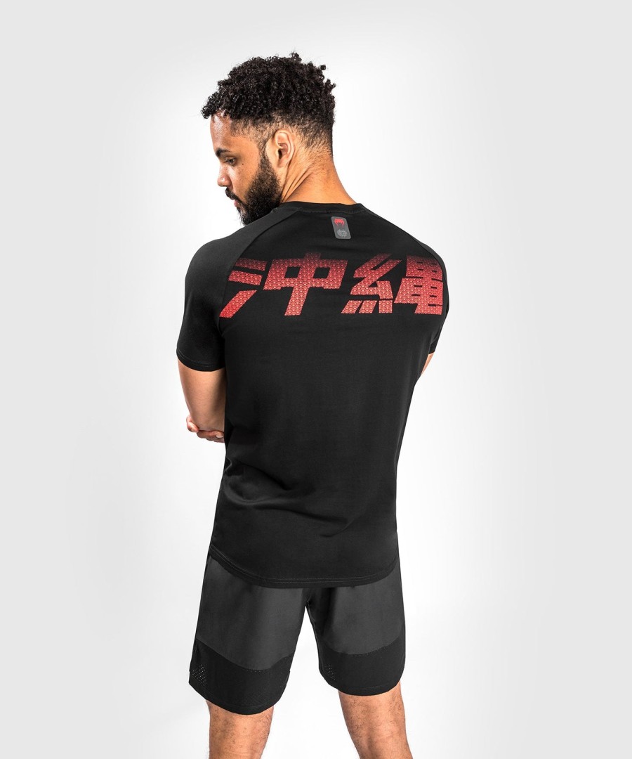 camiseta venum okinawa 3.0 - pretavermelha