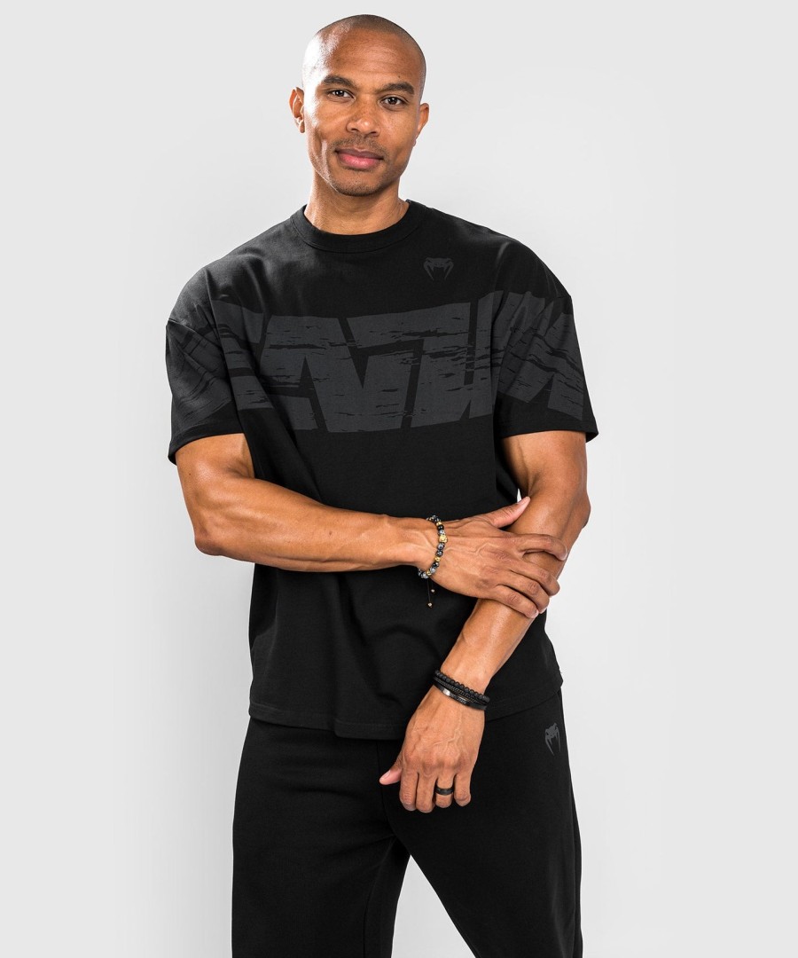 camiseta venum connect tamanho xl - modelagem oversized - preta