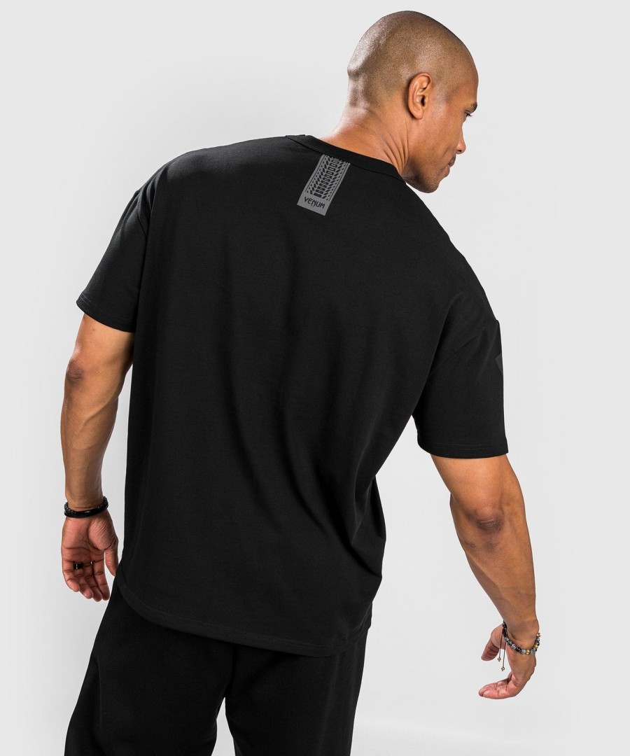 camiseta venum connect tamanho xl - modelagem oversized - preta