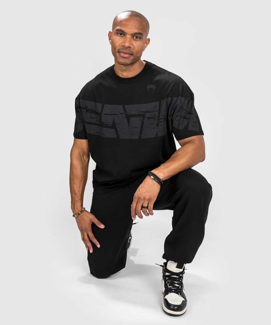 camiseta venum connect tamanho xl - modelagem oversized - preta