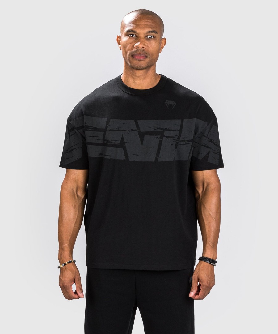camiseta venum connect tamanho xl - modelagem oversized - preta