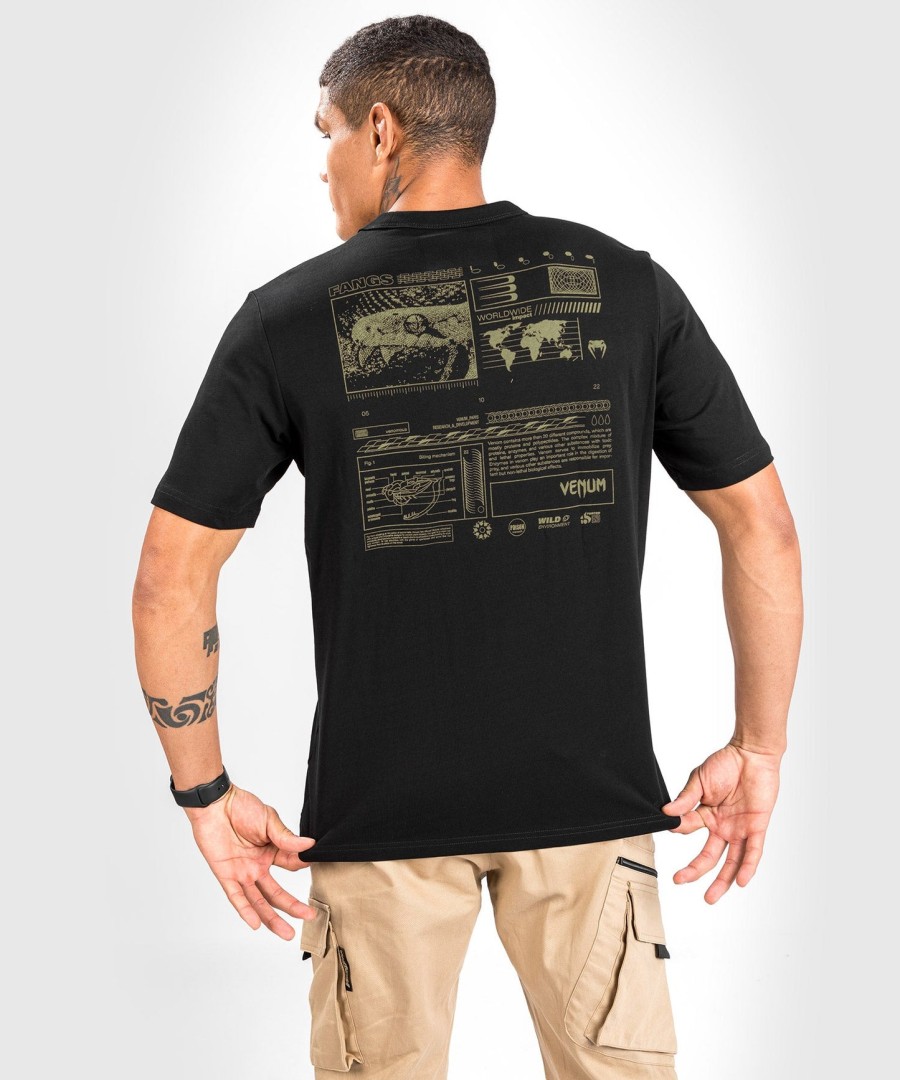 camiseta venum fangs - corte regular - preta