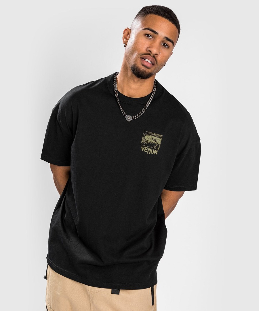 camiseta venum fangs - tamanho grande - preta