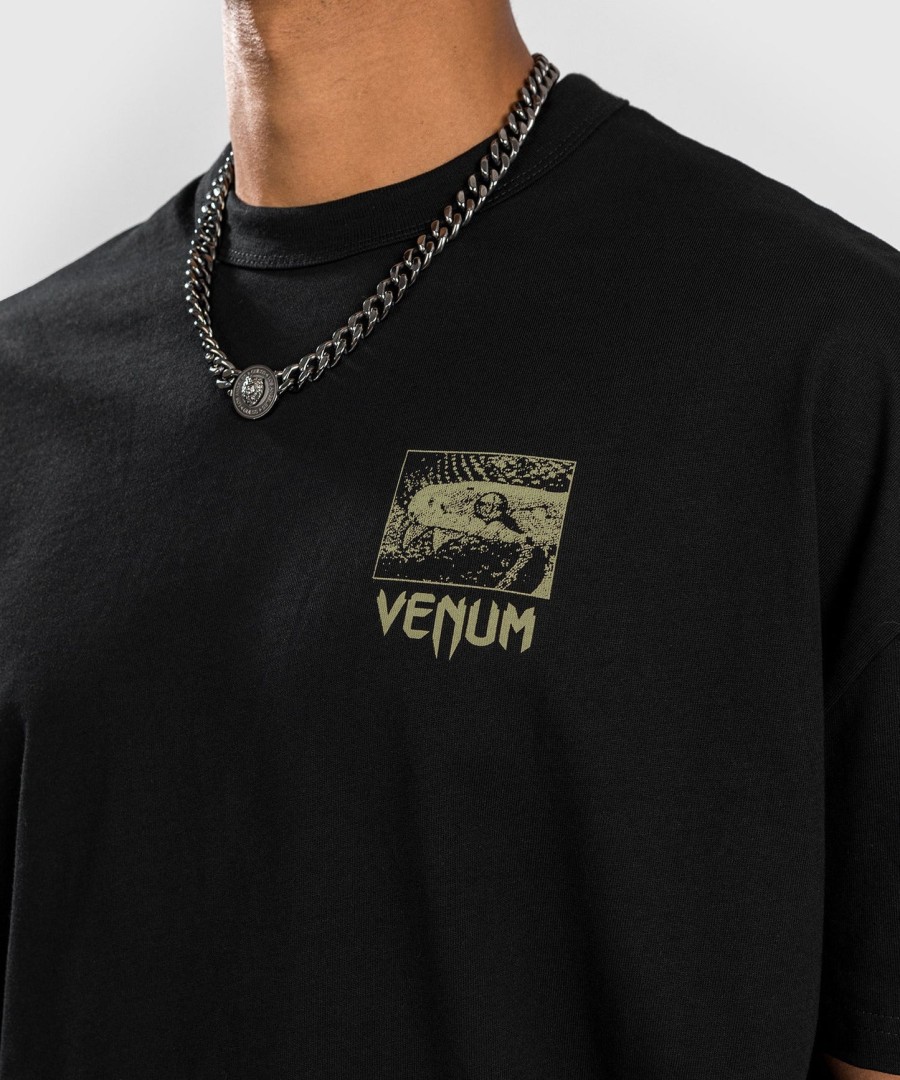 camiseta venum fangs - tamanho grande - preta