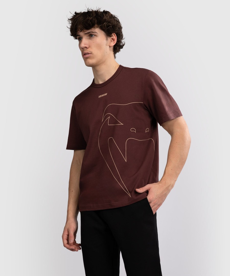 camiseta venum giant connect - marrom chocolate