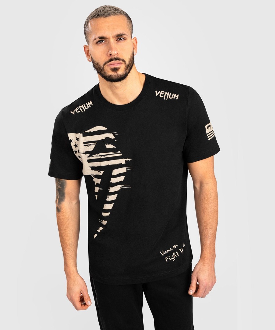 camiseta venum giant usa - corte regular - preta