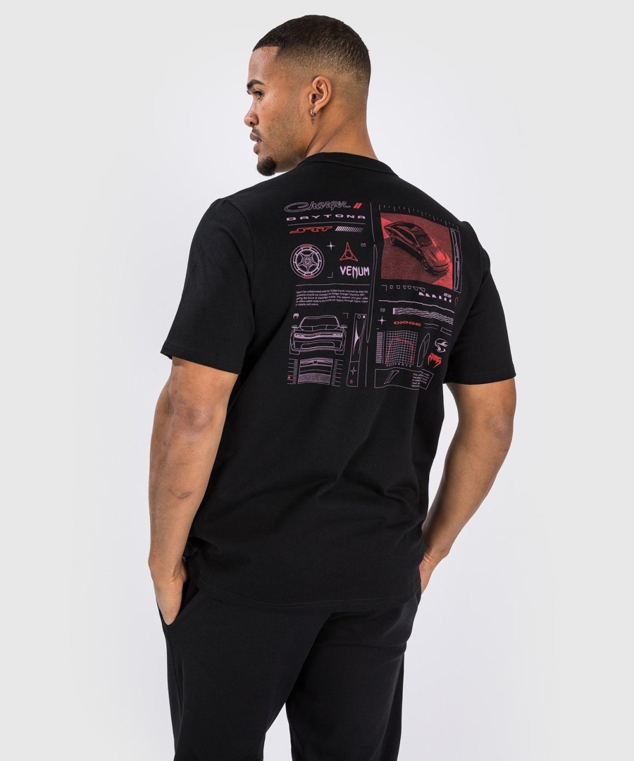 camiseta masculina venum x dodge banshee - preta