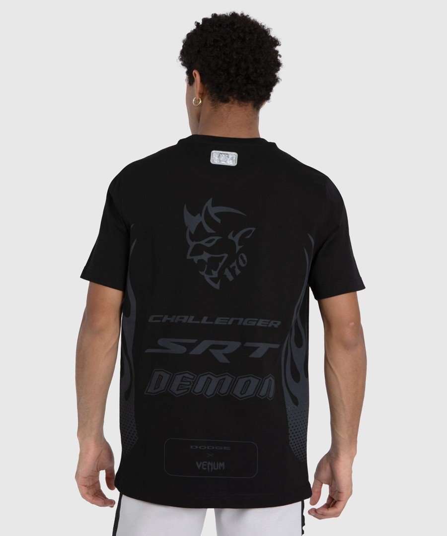 camiseta masculina venum x dodge demon 170 - preta