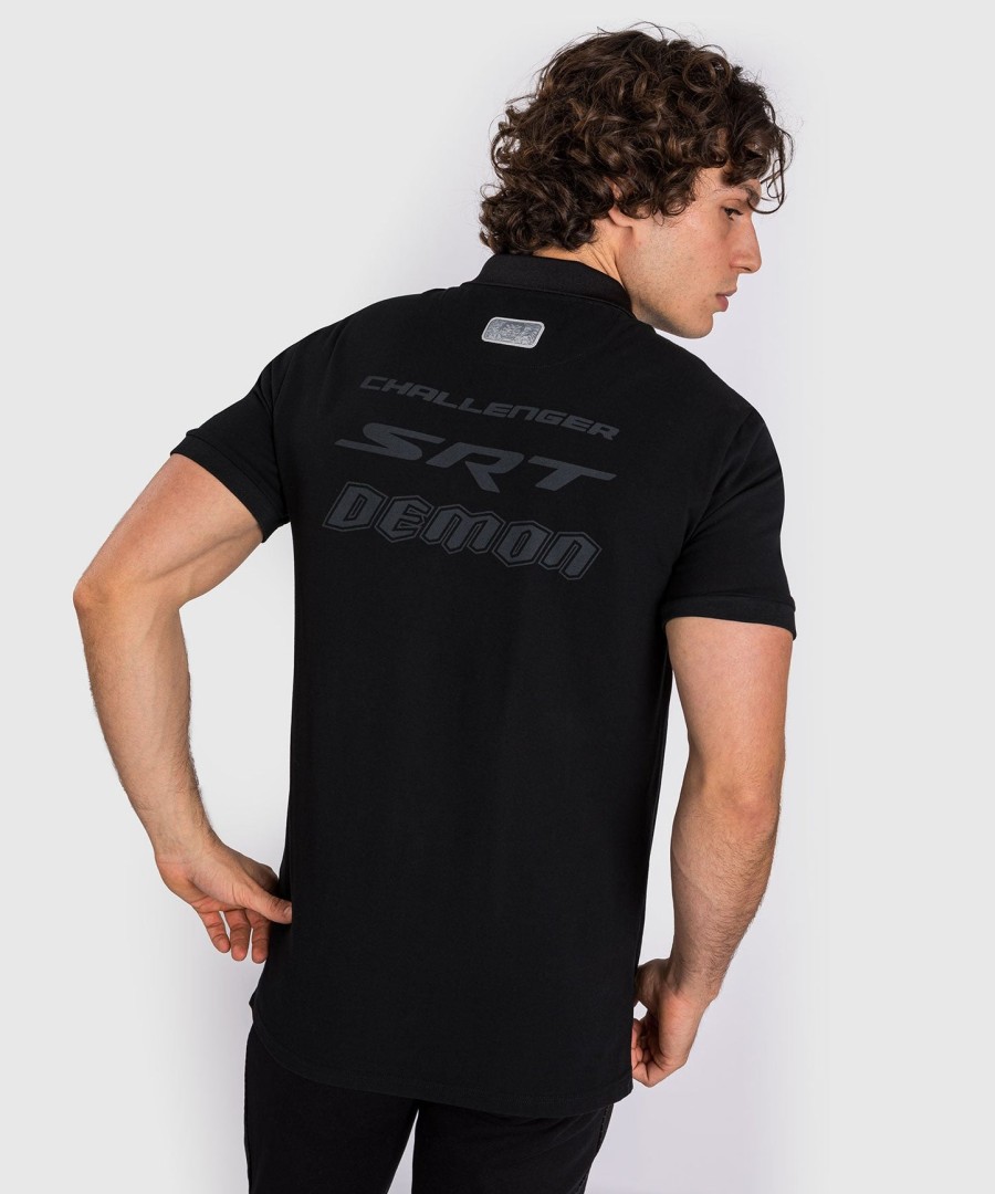 camisa polo masculina venum x dodge demon 170 - preta