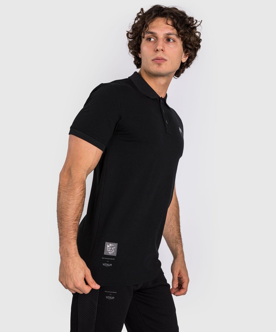 camisa polo masculina venum x dodge demon 170 - preta