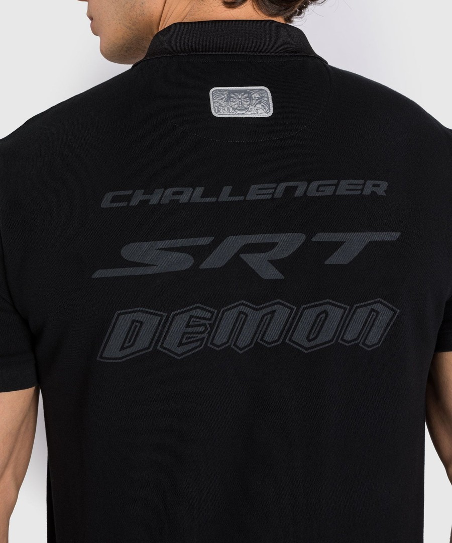 camisa polo masculina venum x dodge demon 170 - preta
