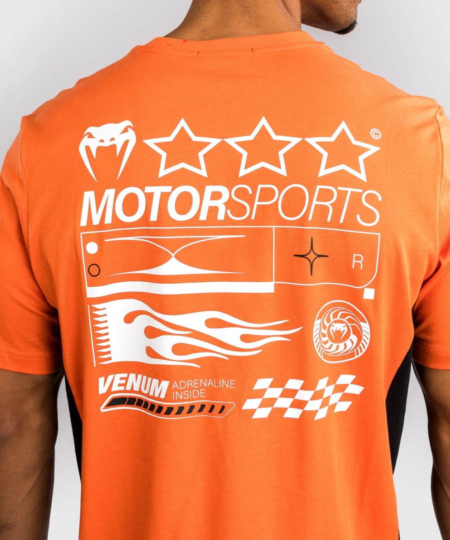 camiseta venum motorsport - tangerina