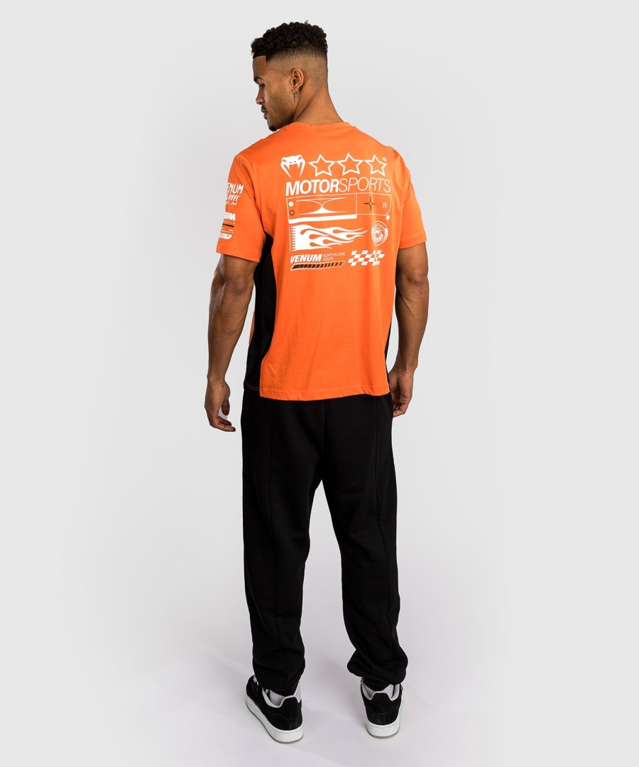 camiseta venum motorsport - tangerina