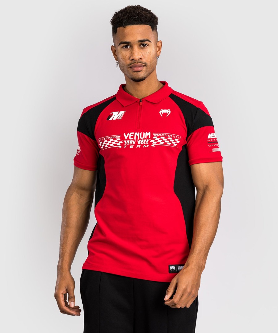 polo de algodão venum motorsport - vermelho racer
