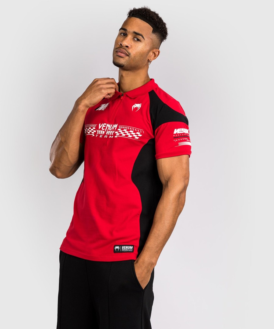 polo de algodão venum motorsport - vermelho racer