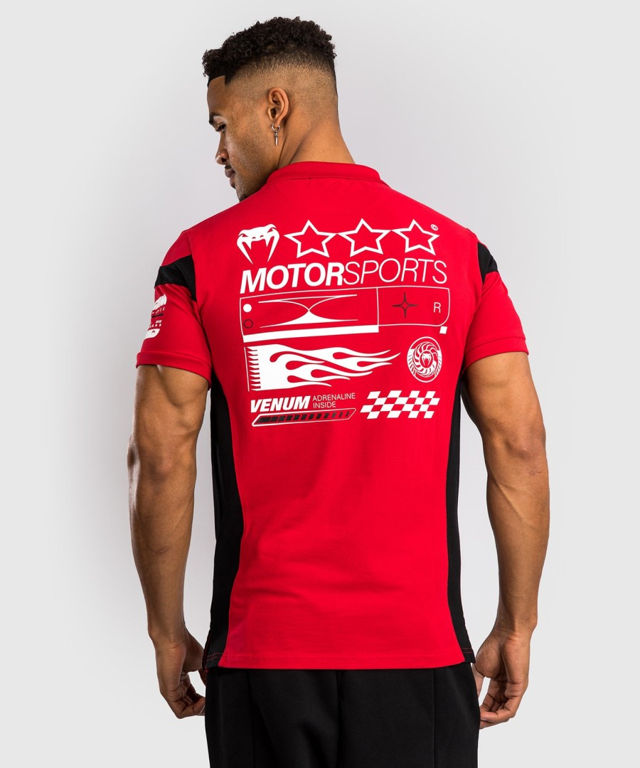 polo de algodão venum motorsport - vermelho racer