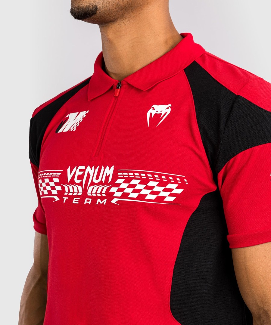 polo de algodão venum motorsport - vermelho racer