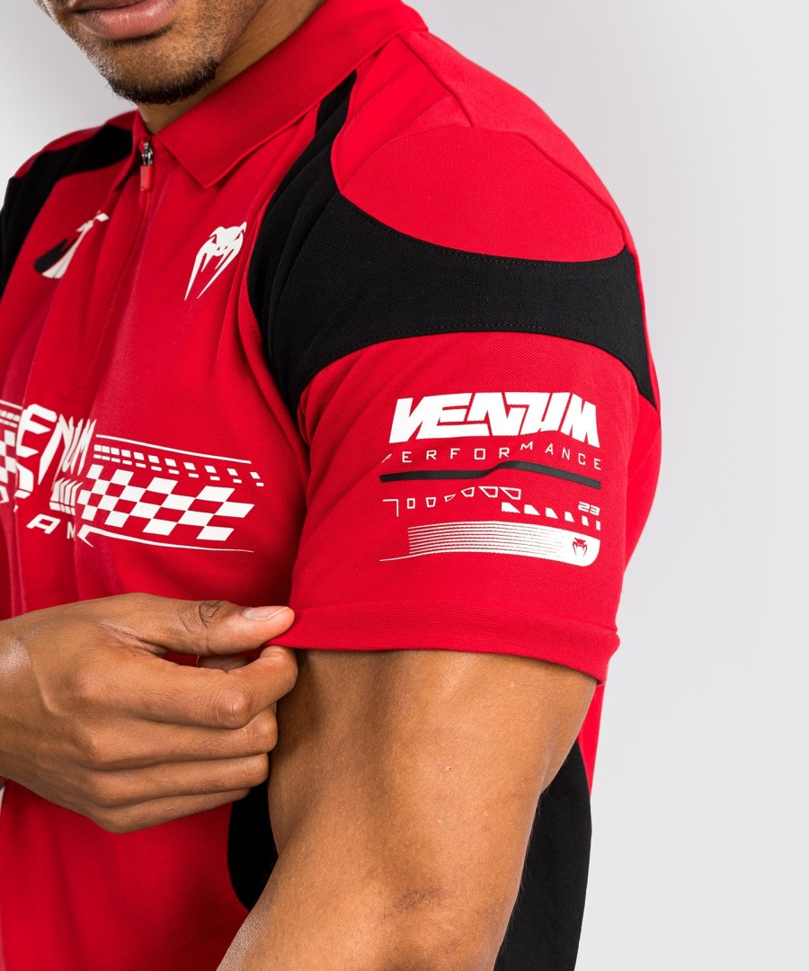 polo de algodão venum motorsport - vermelho racer