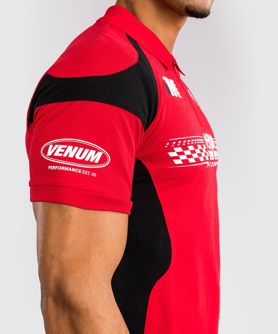 polo de algodão venum motorsport - vermelho racer