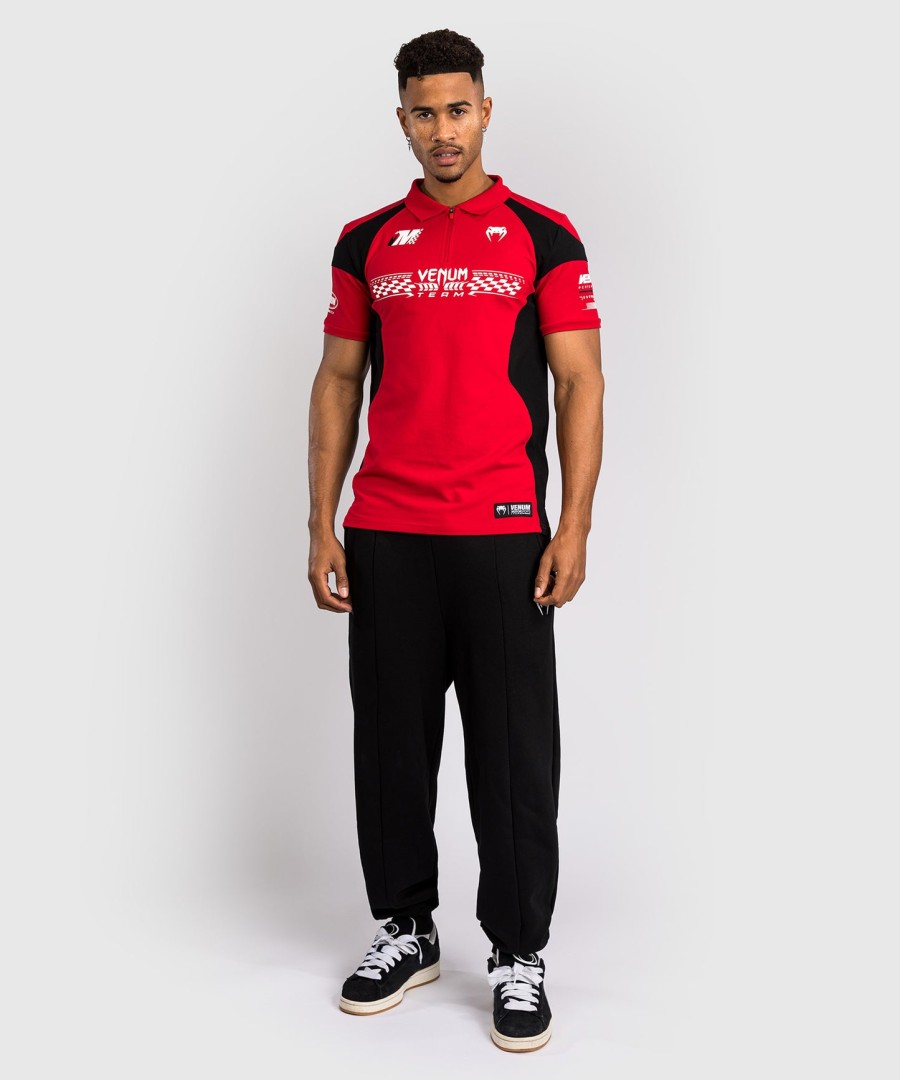 polo de algodão venum motorsport - vermelho racer