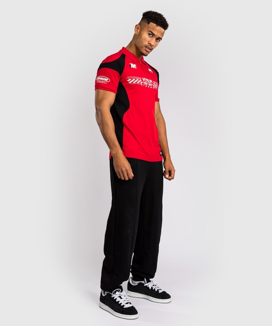 polo de algodão venum motorsport - vermelho racer