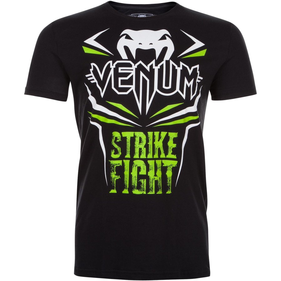 camiseta venum strike fight - pretaverde neon