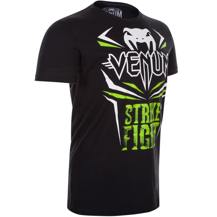camiseta venum strike fight - pretaverde neon