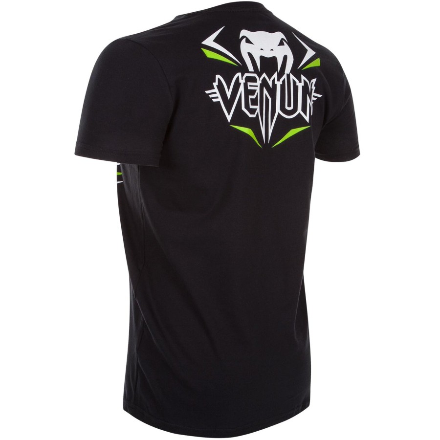 camiseta venum strike fight - pretaverde neon