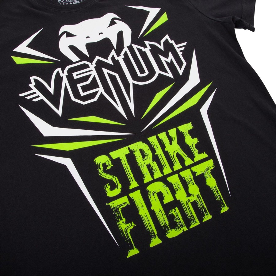 camiseta venum strike fight - pretaverde neon