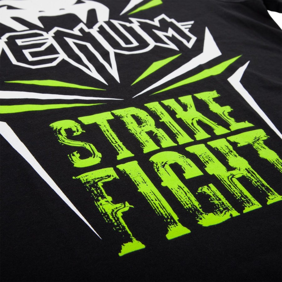 camiseta venum strike fight - pretaverde neon