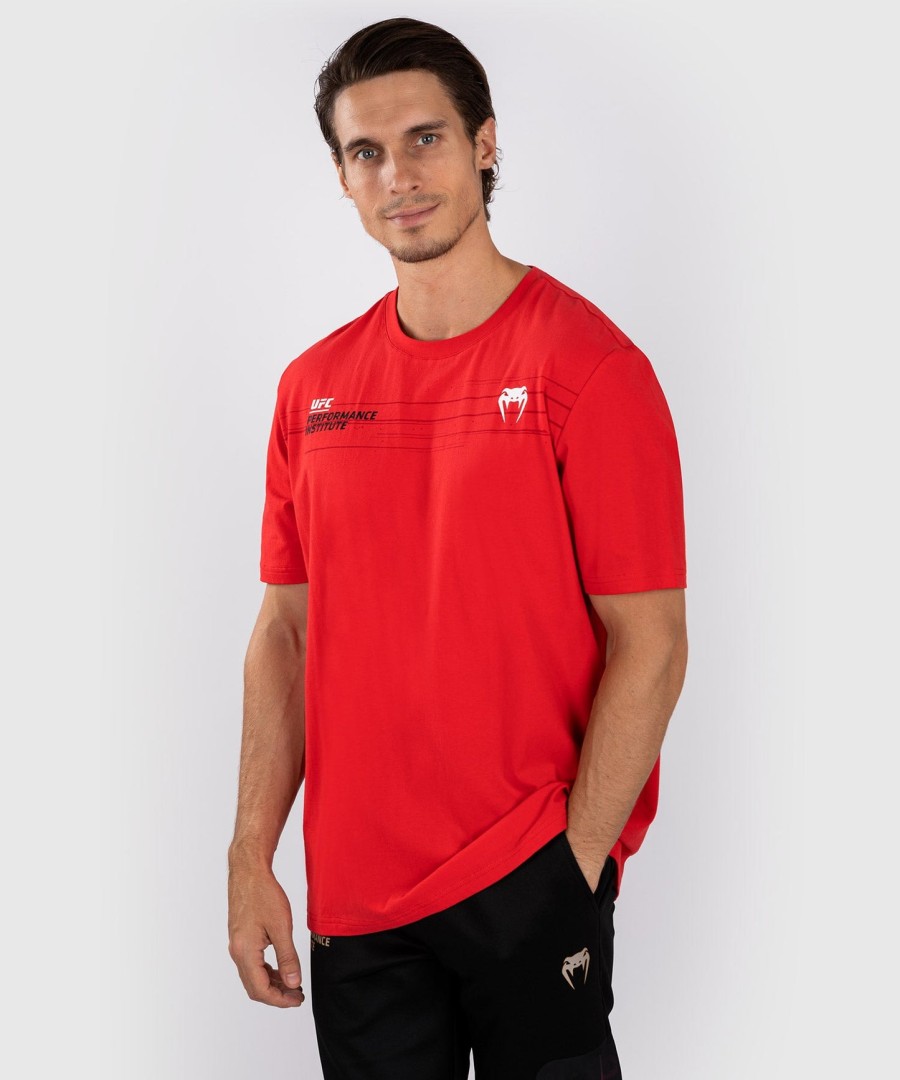 camiseta masculina ufc venum performance institute 2.0 - vermelha