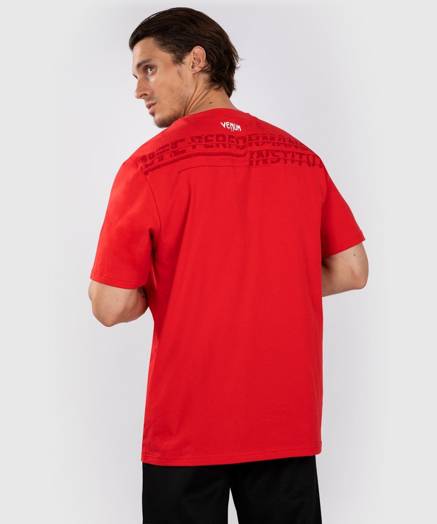 camiseta masculina ufc venum performance institute 2.0 - vermelha