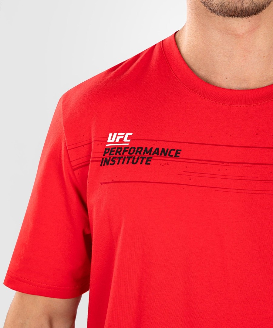 camiseta masculina ufc venum performance institute 2.0 - vermelha