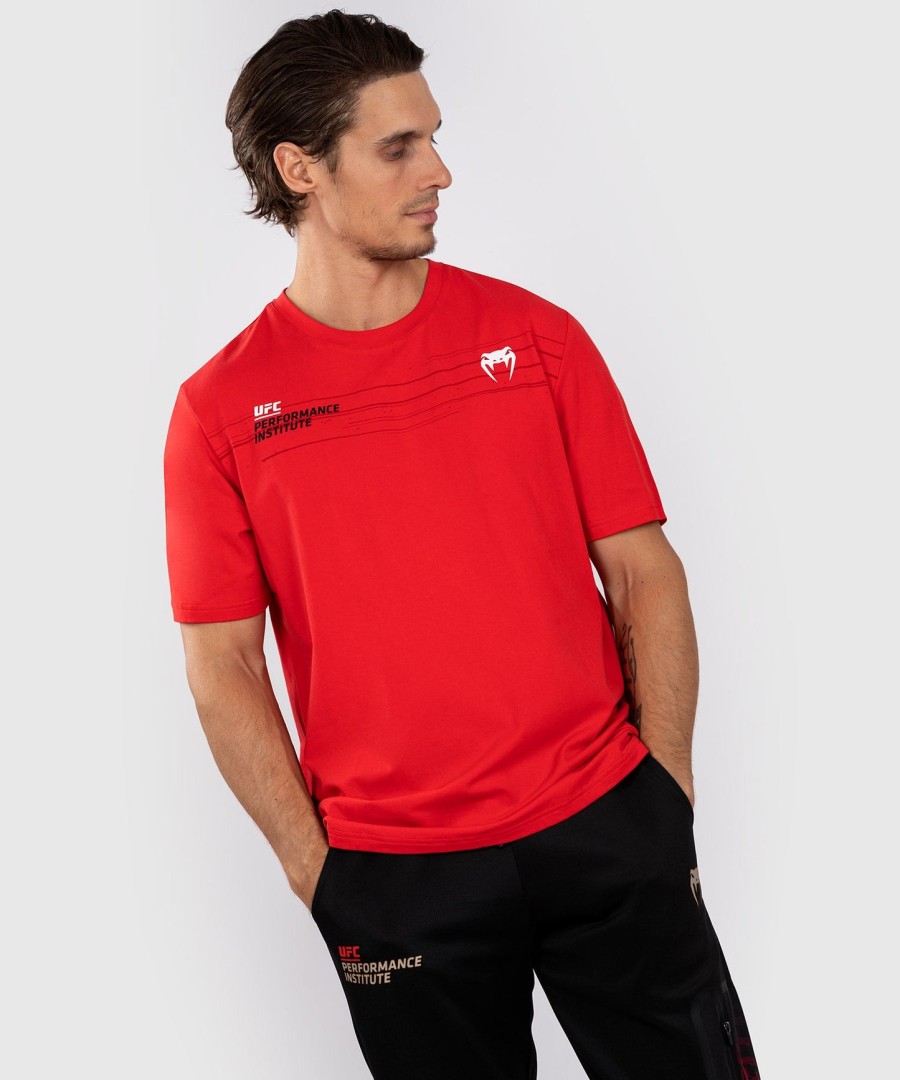 camiseta masculina ufc venum performance institute 2.0 - vermelha