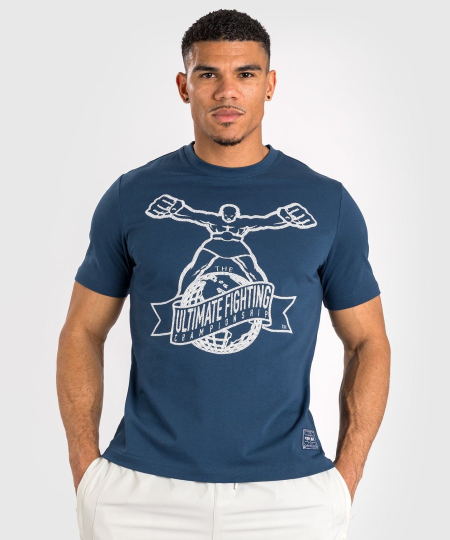 camiseta ufc by venum ulti-man - azul marinhobranco