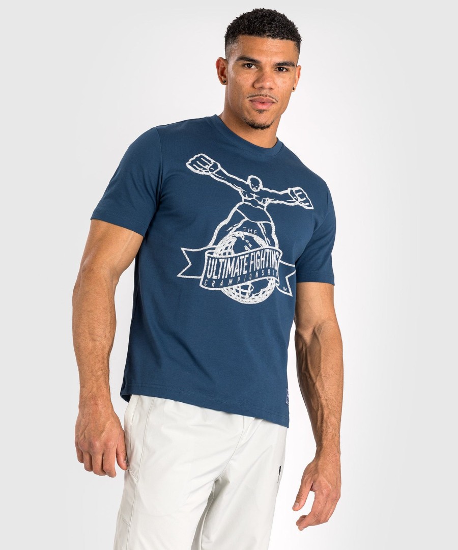 camiseta ufc by venum ulti-man - azul marinhobranco