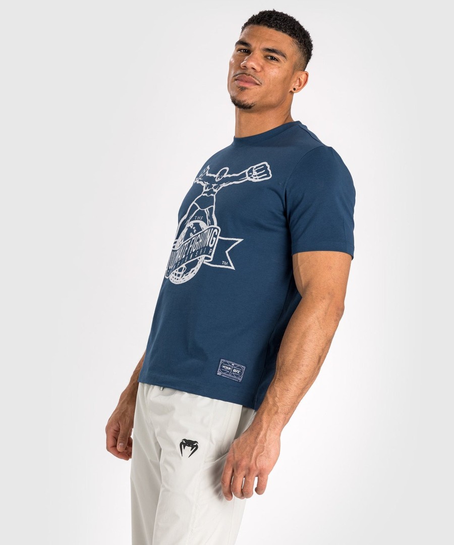 camiseta ufc by venum ulti-man - azul marinhobranco