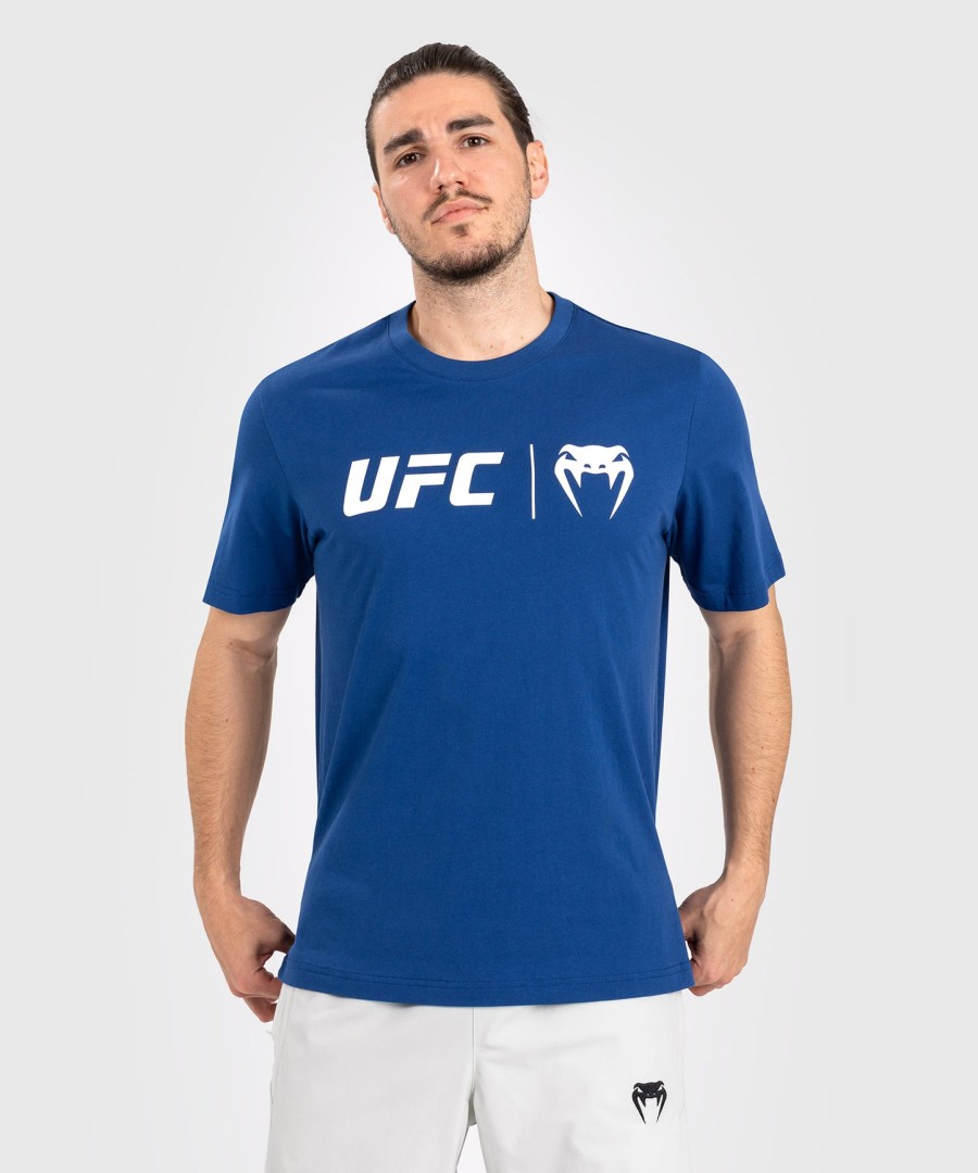camiseta ufc venum classic - azul marinhobranca