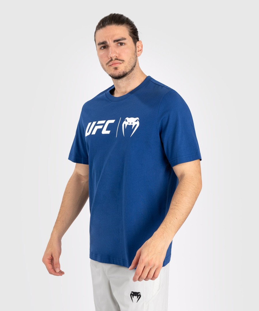 camiseta ufc venum classic - azul marinhobranca