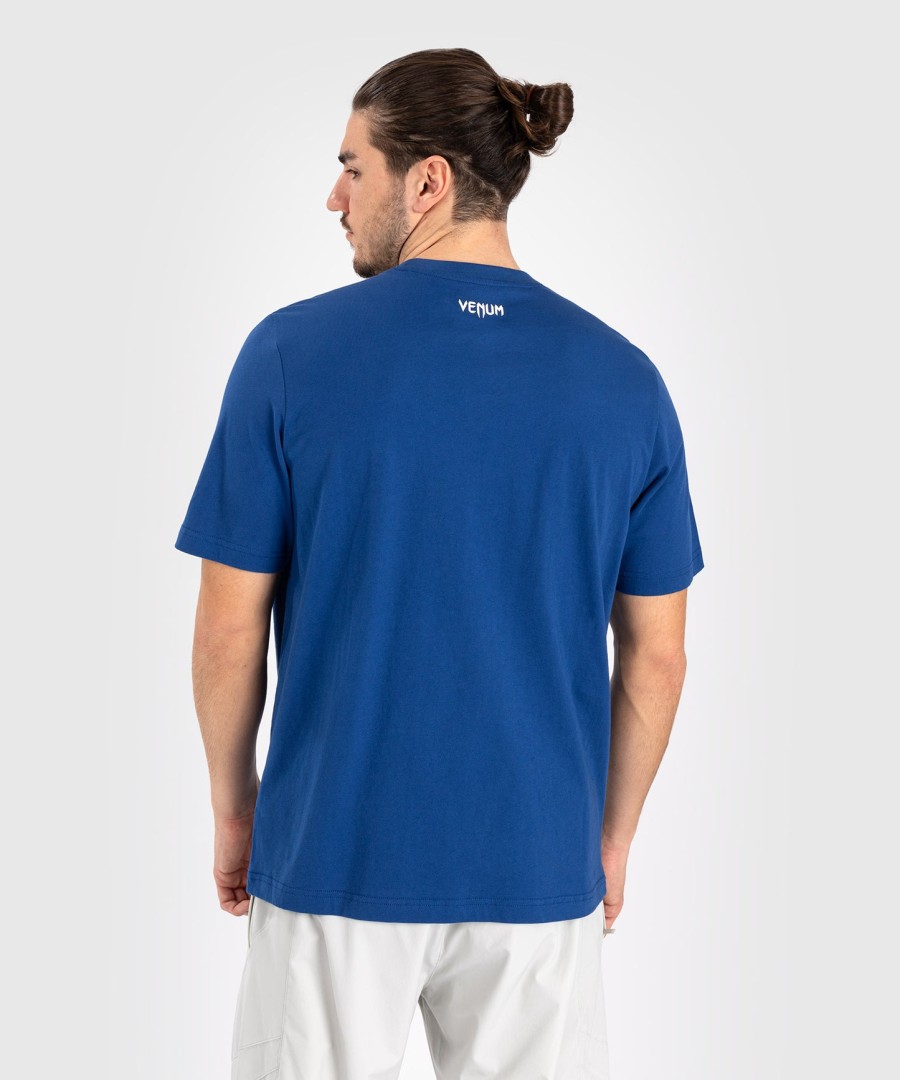 camiseta ufc venum classic - azul marinhobranca