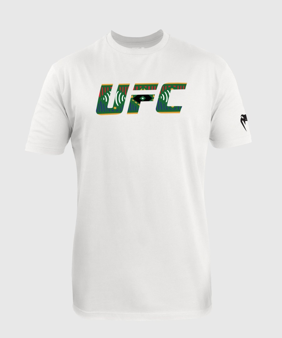 camiseta masculina ufc unrivaled by venum branca dricus du plessis