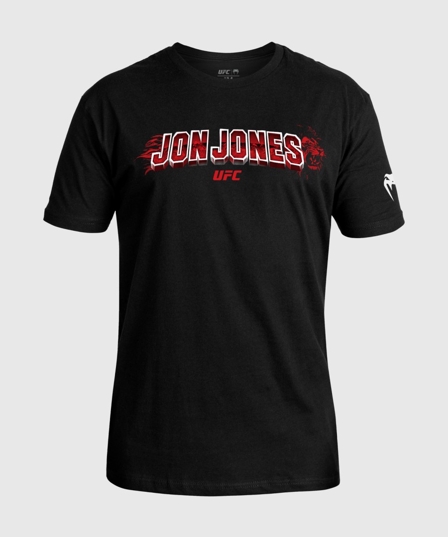 camiseta masculina ufc unrivaled by venum preta jon jones